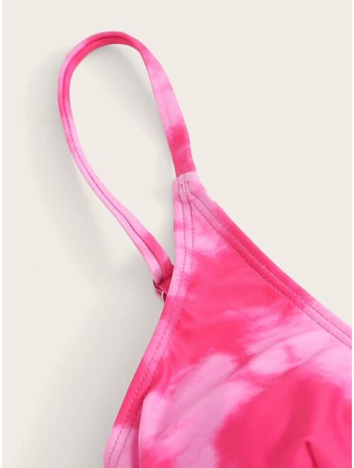 Buy Tie Dye Underwire High Cut Bikini Swimsuit Online Topofstyle