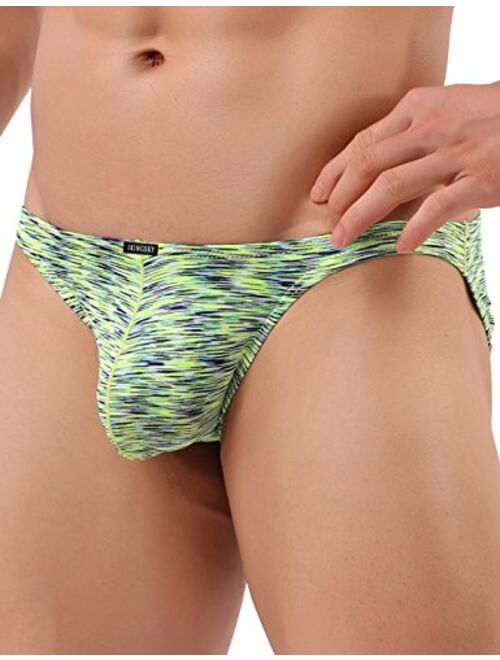 Buy IKINGSKY Men S Colorful Big Pouch Bikini Underwear Sexy Low Rise