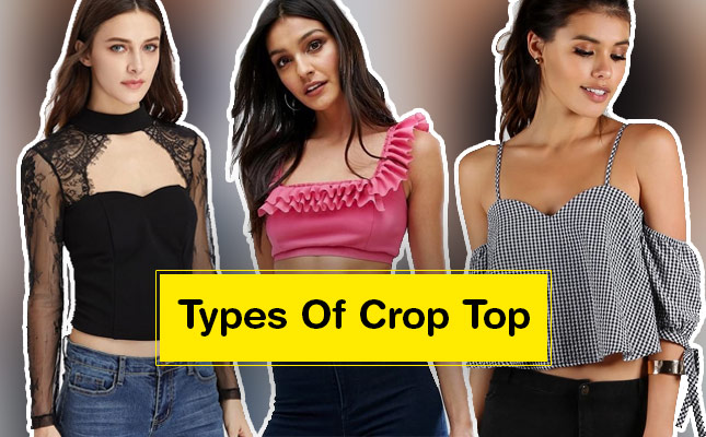 Types of crop tops with their names, Crop top Types for Girls