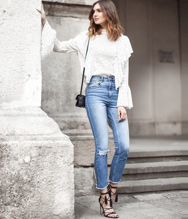 15 Fashionable Outfits With High-Waisted Jeans - Styleoholic