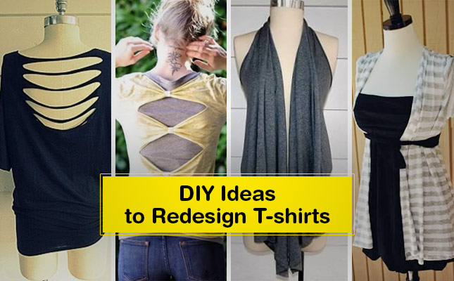 33 New Diy T Shirts Re Design Ideas By Cutting Painting