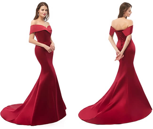 dinner gown styles for slim ladies