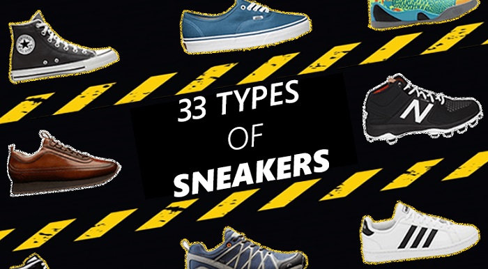 different types of athletic shoes