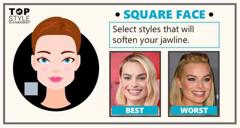 Best & Worst Hairstyles for Different Face Shapes of Women - TopOfStyle ...