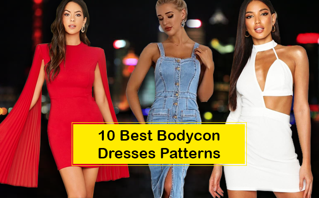 types of bodycon dresses