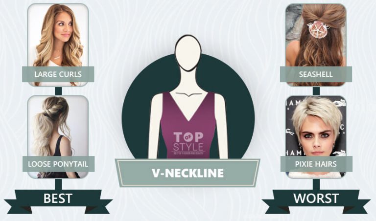 How To Choose Perfect Hairstyle For Your Neckline Topofstyle Blog 