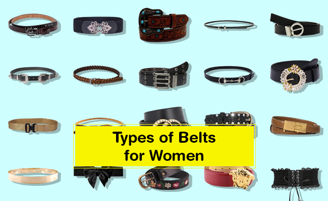 Types of Belts for Women with Names 