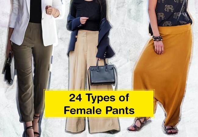 24 Types of Pants for Women: Design Names & Pictures - TopOfStyle Blog