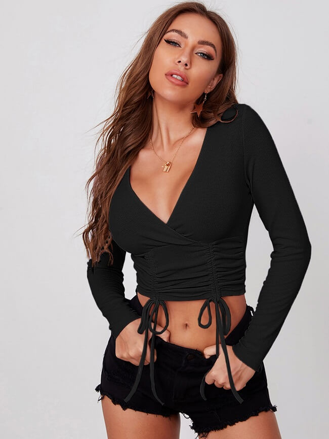 10 Cute Black Crop Top T Shirts To Buy Online Topofstyle Blog