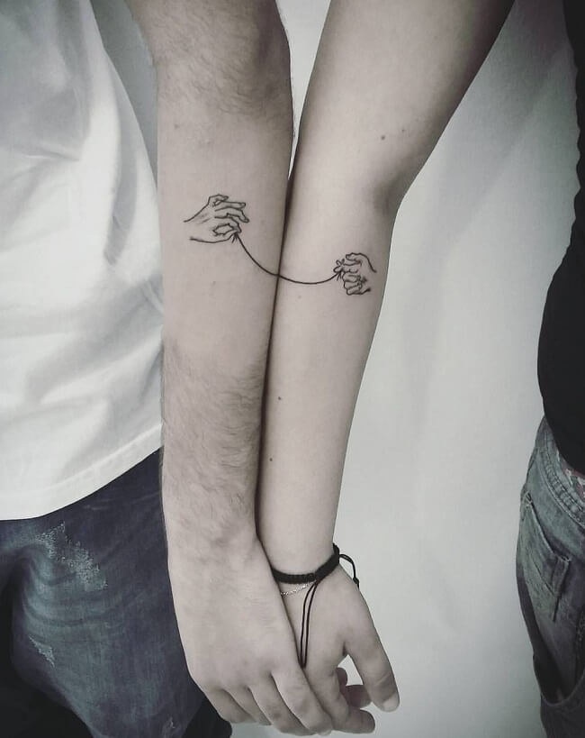 18 Cute Meaningful Matching Couple Tattoos to Express Love  TopOfStyle Blog