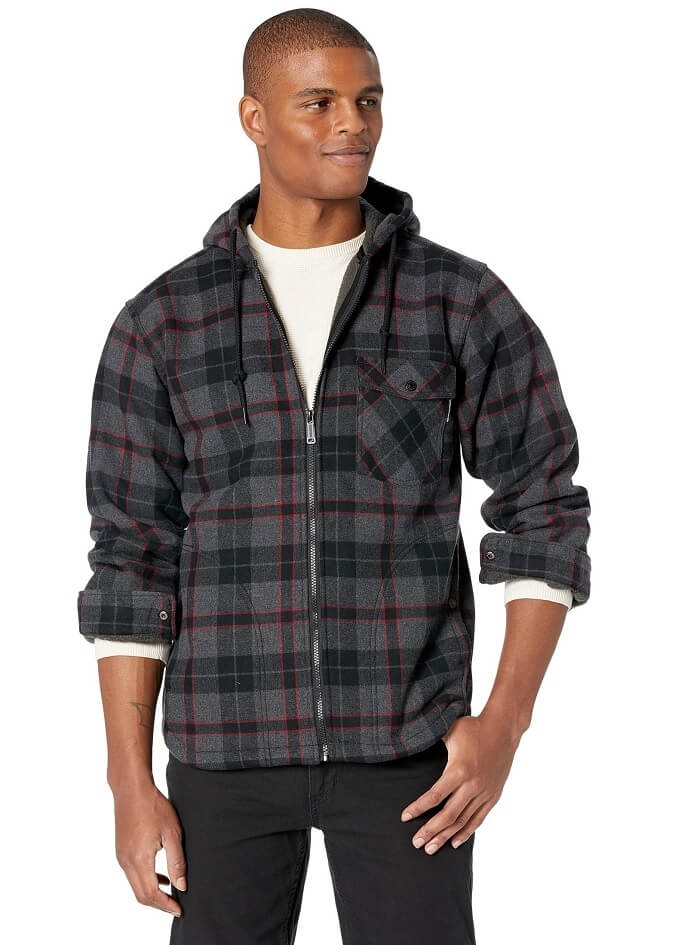 20 Best Men’s Sherpa Lined Flannel Jackets with Hood - TopOfStyle Blog