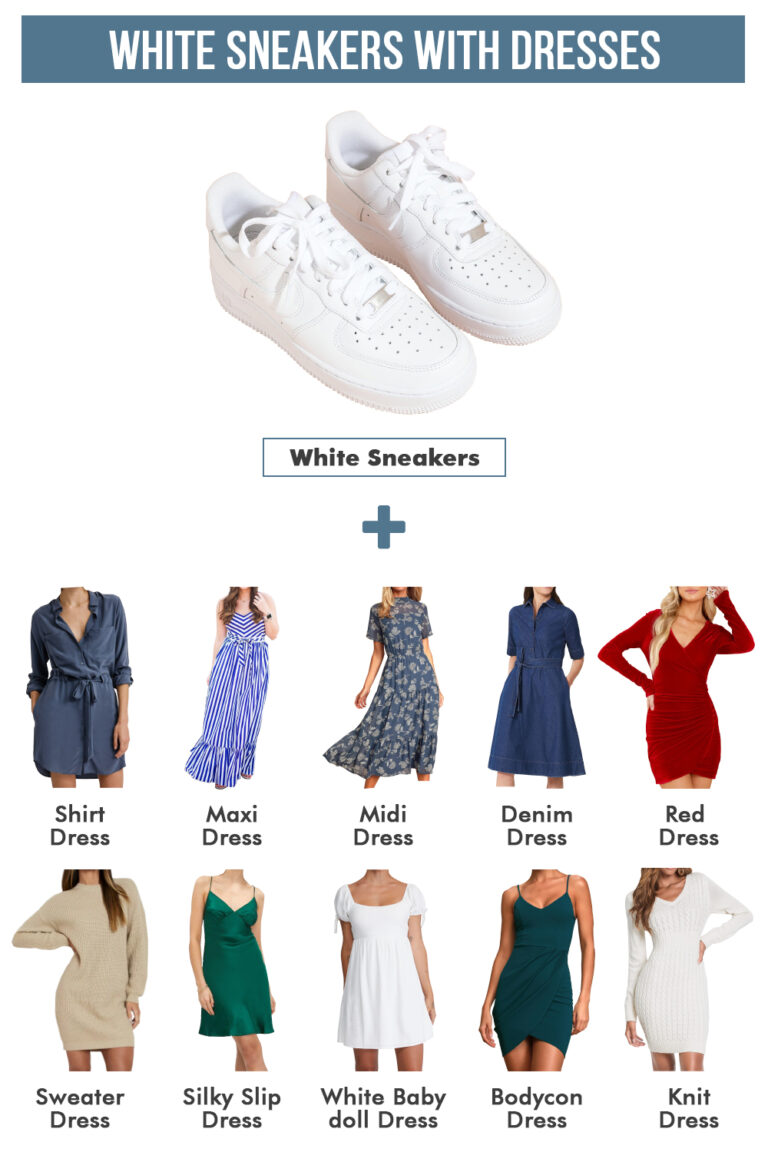 How to Wear Sneakers with a Dress? - TopOfStyle Blog