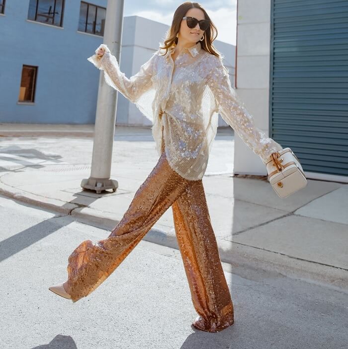 What to wear with Sequin Pants? - TopOfStyle Blog