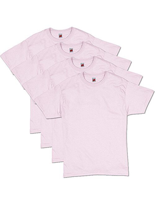 Hanes Men's Cotton Solid Short Sleeve Crew Neck T-Shirt