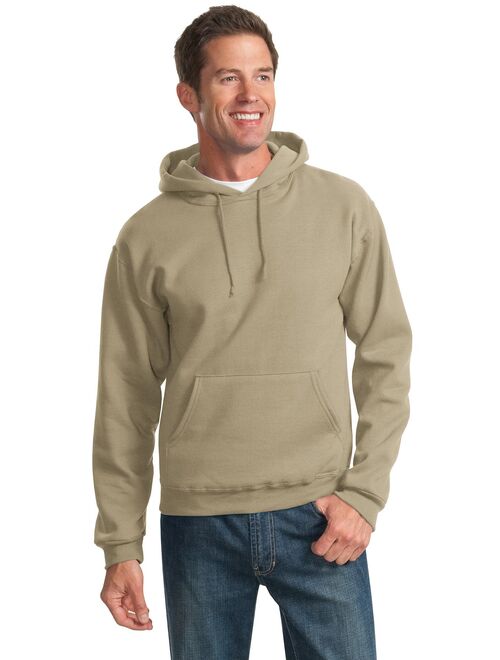 Jerzees Mens NuBlend Pull Over Hooded Sweatshirt, S, Retro Heather Coral