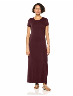 Women's Short-Sleeve Maxi Dress