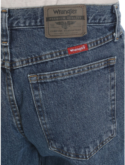 wrangler jeans mens relaxed fit