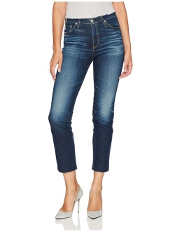AG Adriano Goldschmied Women's The Isabelle Vintage Straight Leg Crop Jean