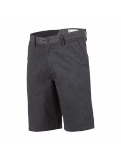 Men's Solid Relaxed Fit Ziper Fly Frickin Chino Short