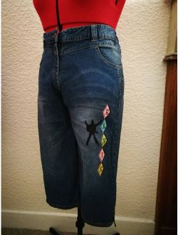 1950's inspired Elvis fan Jeans.. plus sizes