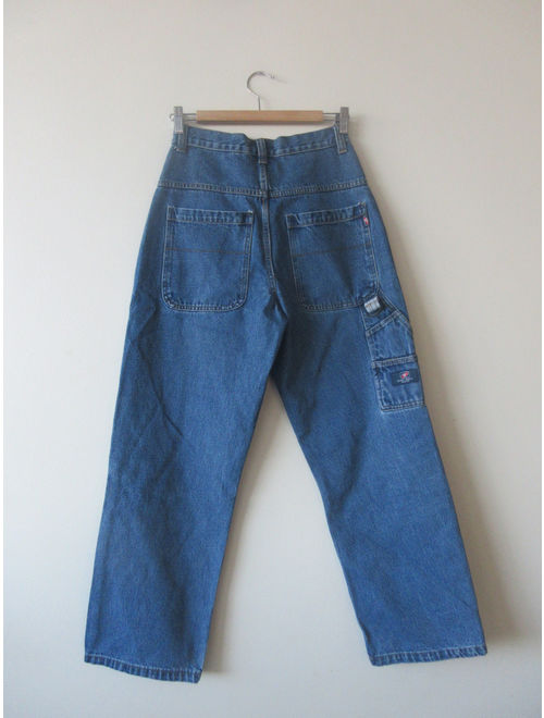 Vintage High Rise Cargo Jeans