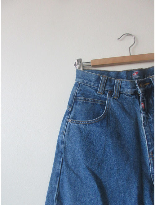 Vintage High Rise Cargo Jeans