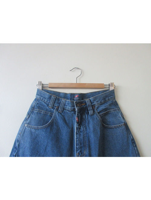 Vintage High Rise Cargo Jeans