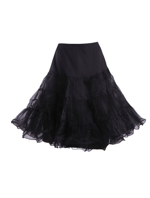 Buy Women's Petticoat Tutu Skirt Vintage Rockabilly Swing Dress ...