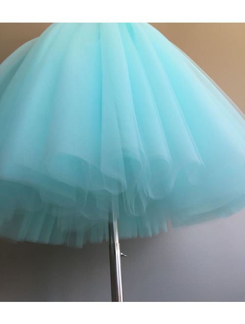 Tulle skirt, adult tutu, bridesmaid tulle skirt, aqua tulle skirt, adult tulle skirt, midi skirt, frozen tutu- custom any length