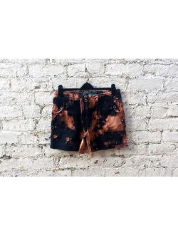 Bleach Tie Dye Shorts to fit Womens UK size 12 or US size 8