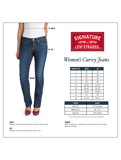 signature by levi strauss pull on jeans bootcut