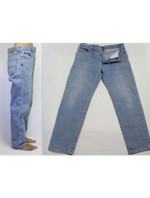 Lee Cooper Jeans Vintage Lee Cooper Jeans 80s 90s Jeans Light Blue Jeans Men&#39;s Vintage Jeans Denim Trousers Hipster Urban Size W38 L32