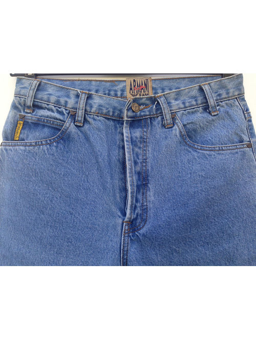 Armani Jeans | Vintage | 1990s | Denim Pants | Blue Jeans | Straight cut | Medium size