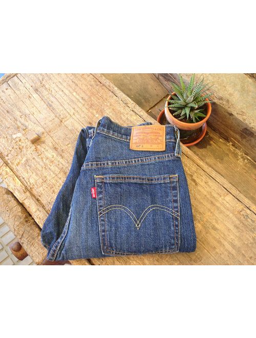 Levi's Ladies Levi&#39;s 501 Stretch Skinny Leg Denim Jeans SUPER CHARGER Leg Length 30" | Waist Size 26"