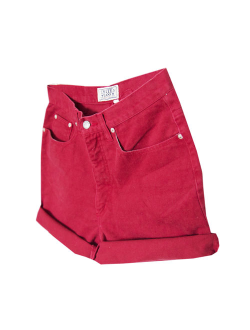 SALE - Red High Waisted Shorts