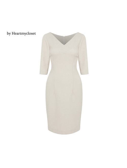 V neck new pencil dress or swing made to measure ALL SIZES classic