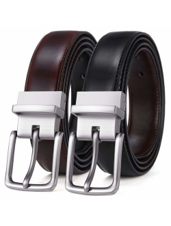 Men's Belt, Bulliant Leather Reversible Belt 1.25