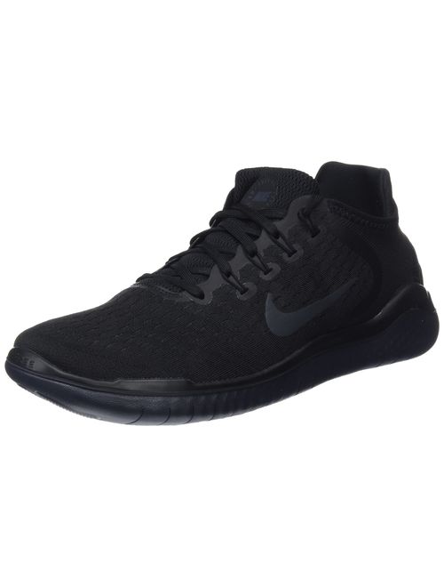 Nike Mens Free RN 2018 Running Shoes (10.5) Black/Anthracite