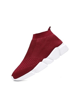 WXQ Men's Running Lightweight Breathable Casual Sports Shoes Balenciaga Look Fashion Sneakers Walking Shoes