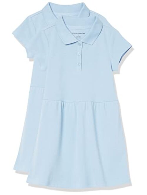 Amazon Essentials Girls' Short-Sleeve Polo Dress