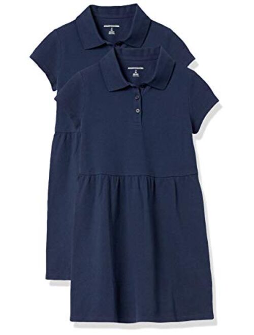 Amazon Essentials Girls' Short-Sleeve Polo Dress
