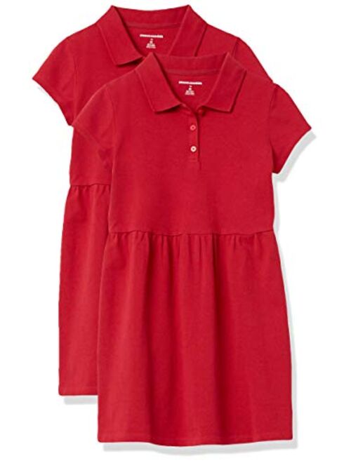 Amazon Essentials Girls' Short-Sleeve Polo Dress