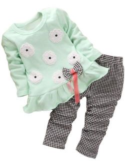 BomDeals Adorable Cute Toddler Baby Girl Clothing 2pcs Outfits