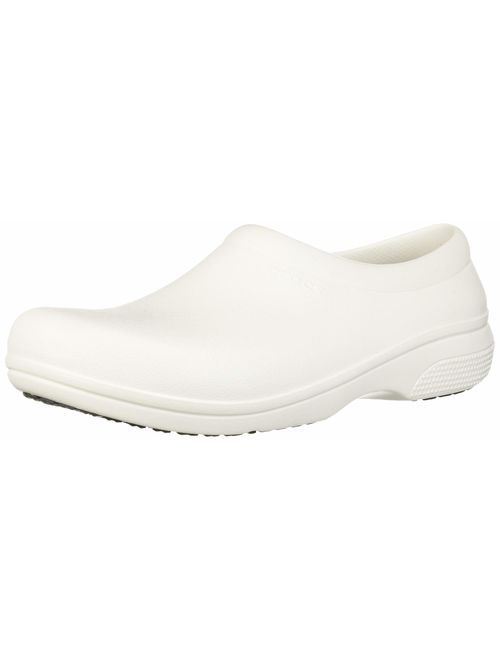 Crocs Men's and Women's On The Clock Clog | Slip Resistant Work Shoes