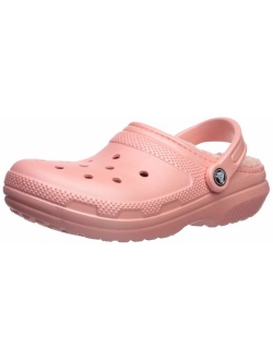 peach fuzzy crocs