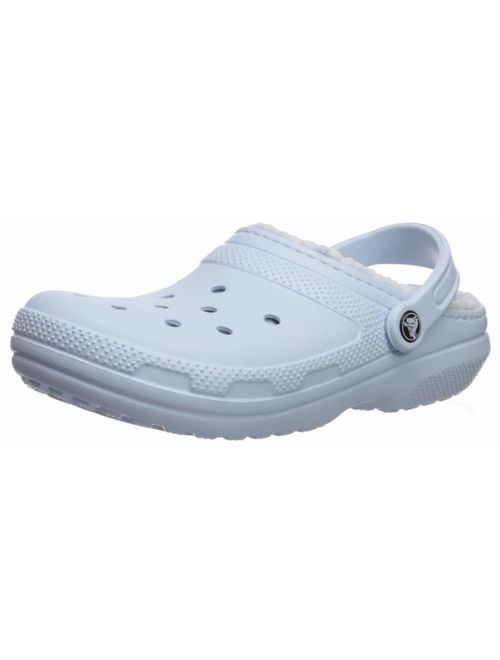 Crocs Men's and Women's Classic Lined Clog | Indoor and Outdoor Fuzzy Slipper