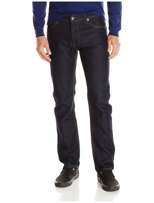 Southpole Men's Flex Stretch Basic Twill and Rinse Denim Pants