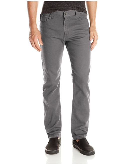 Southpole Men's Flex Stretch Basic Twill and Rinse Denim Pants