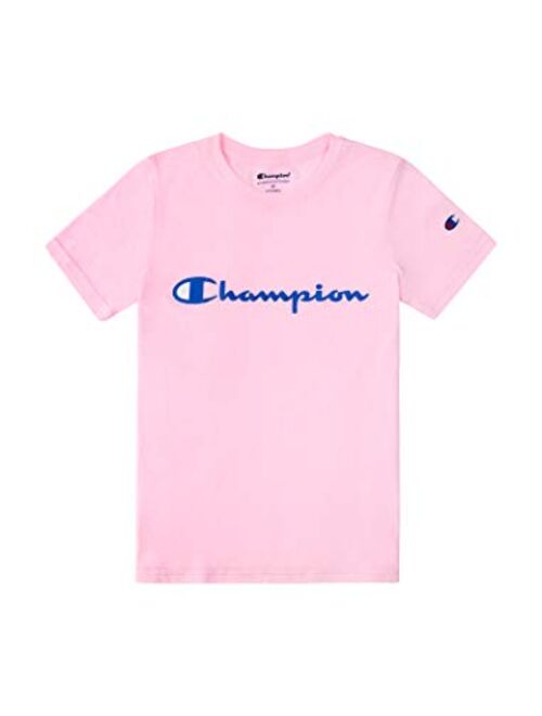 Champion Boys Short Sleeve Logo Tee Shirt