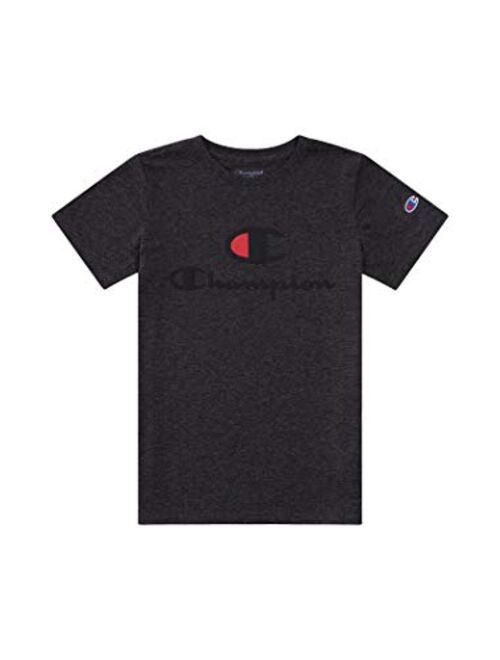 Champion Boys Short Sleeve Logo Tee Shirt